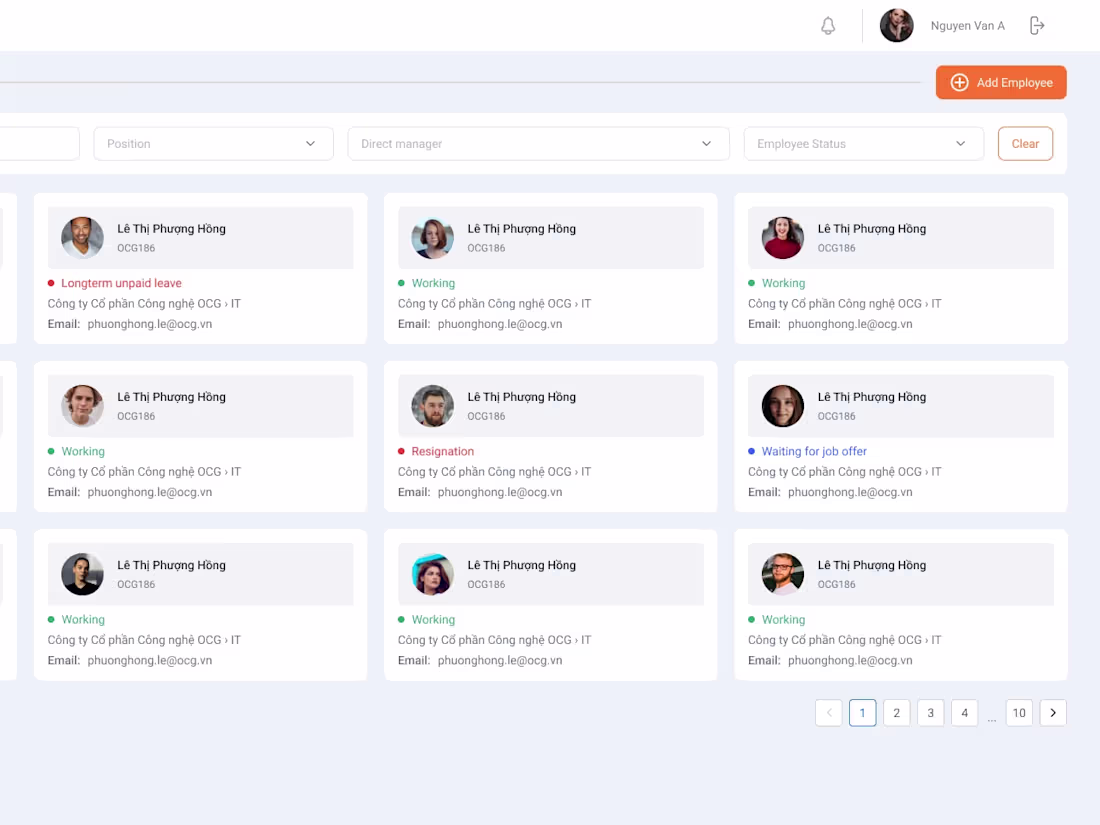 Cover image for Employee Management