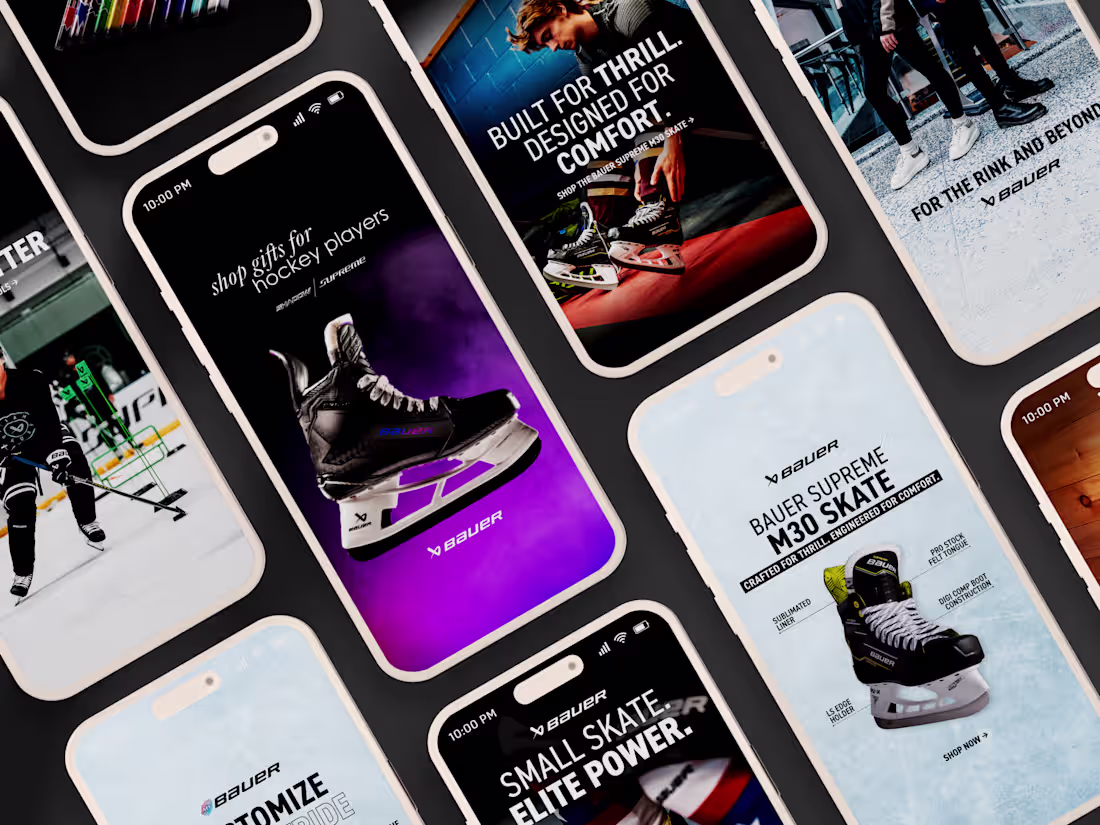 Cover image for Bauer designs and manufactures a