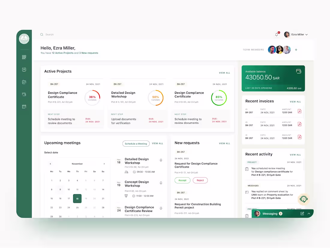 Cover image for Diriyah Gate ‍Development Authority: Dashboard