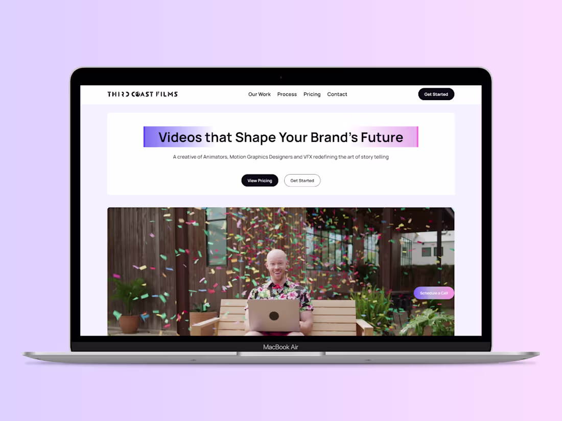 Cover image for Studio Landing Page