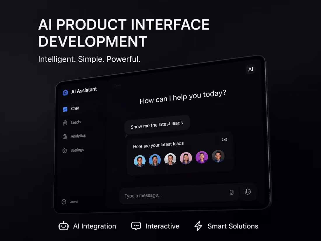 Cover image for AI Product Interface Development