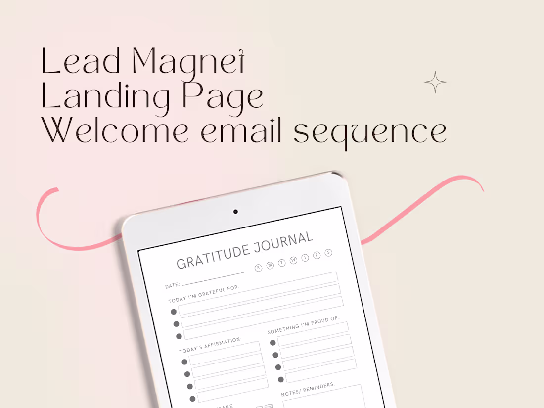 Cover image for Lead Magnet, Landing Page & Email Sequence