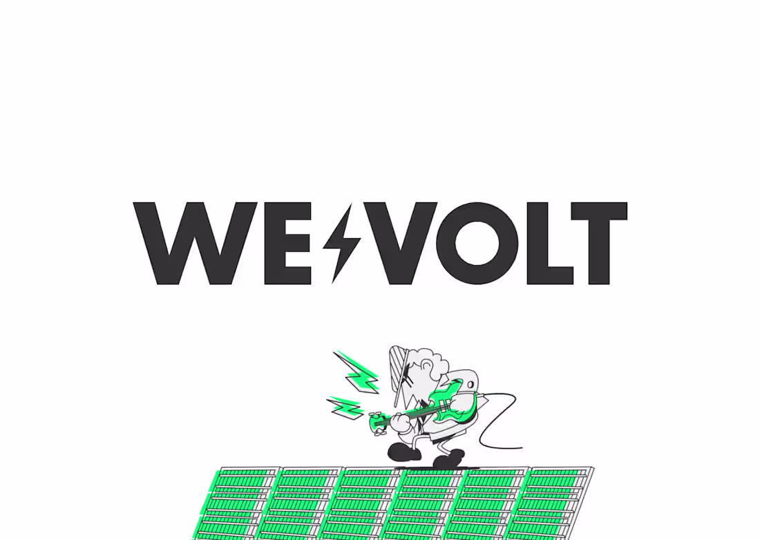 Cover image for Made a logo for WEVOLT, a german company that specializes in...