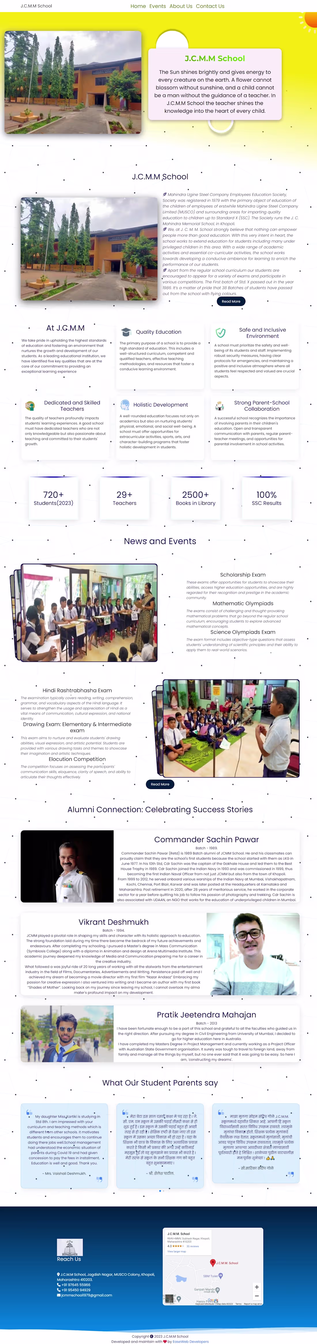 Cover image for School Webiste