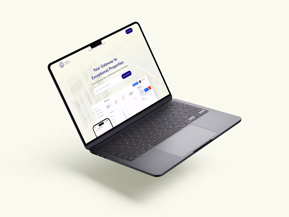 Cover image for Nest Enterprise Landing Page for Real Estate