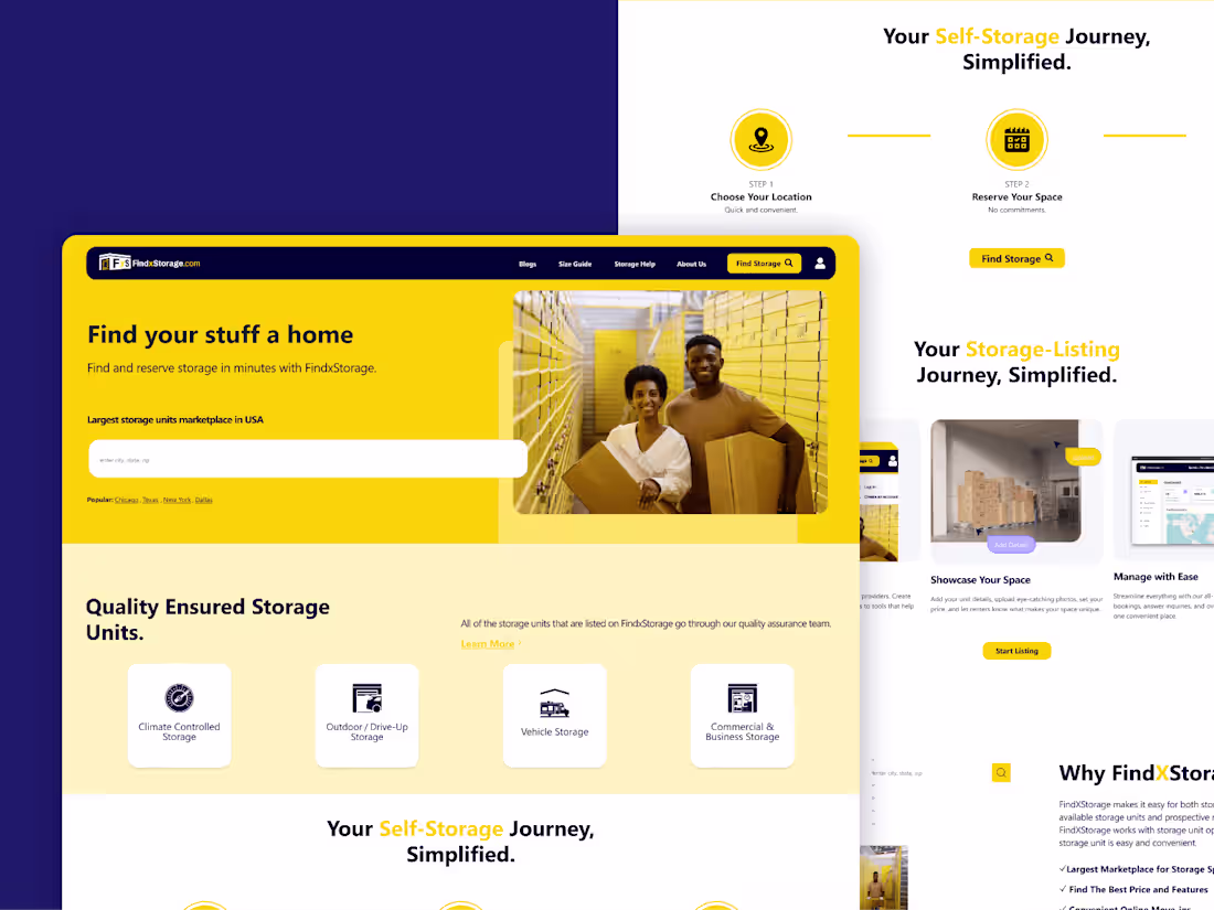 Cover image for FindxStorage - Website