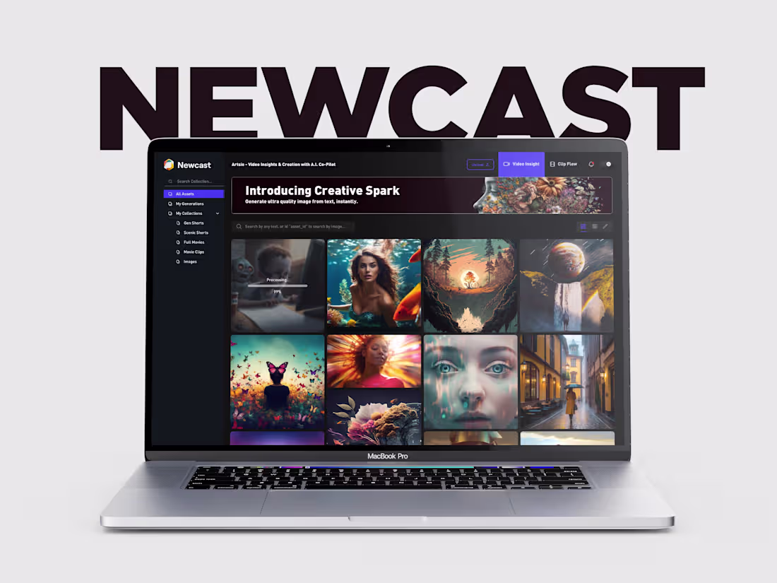 Cover image for Real Live Project | NewCast - A.I Generator