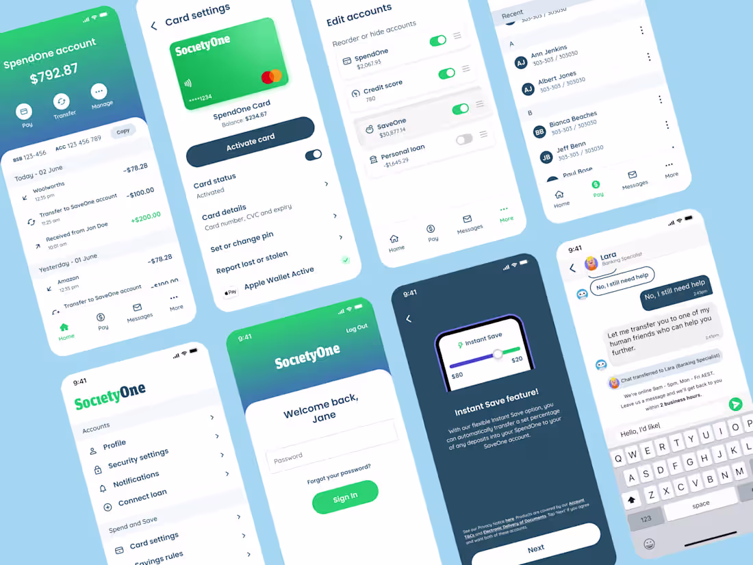 Cover image for SocietyOne Banking App - UX/UI Case Study