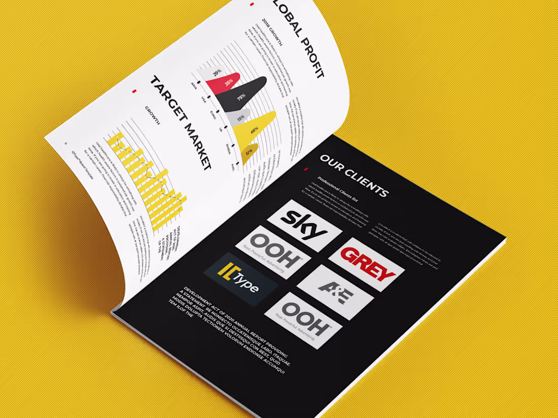 Cover image for Brochure Report Design