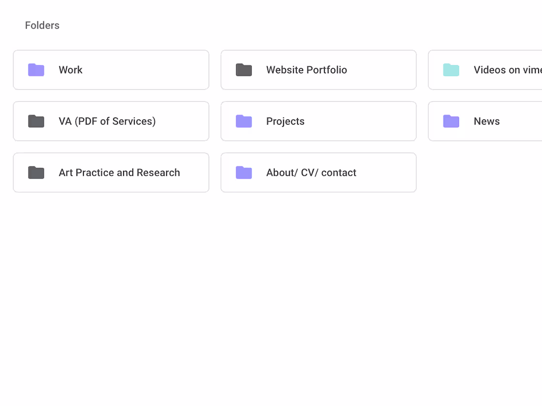 Cover image for folder & file organization