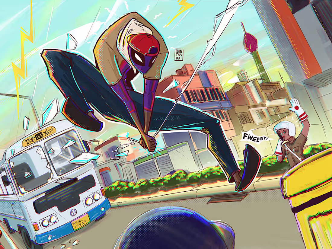 Cover image for Comic Book Illustrations