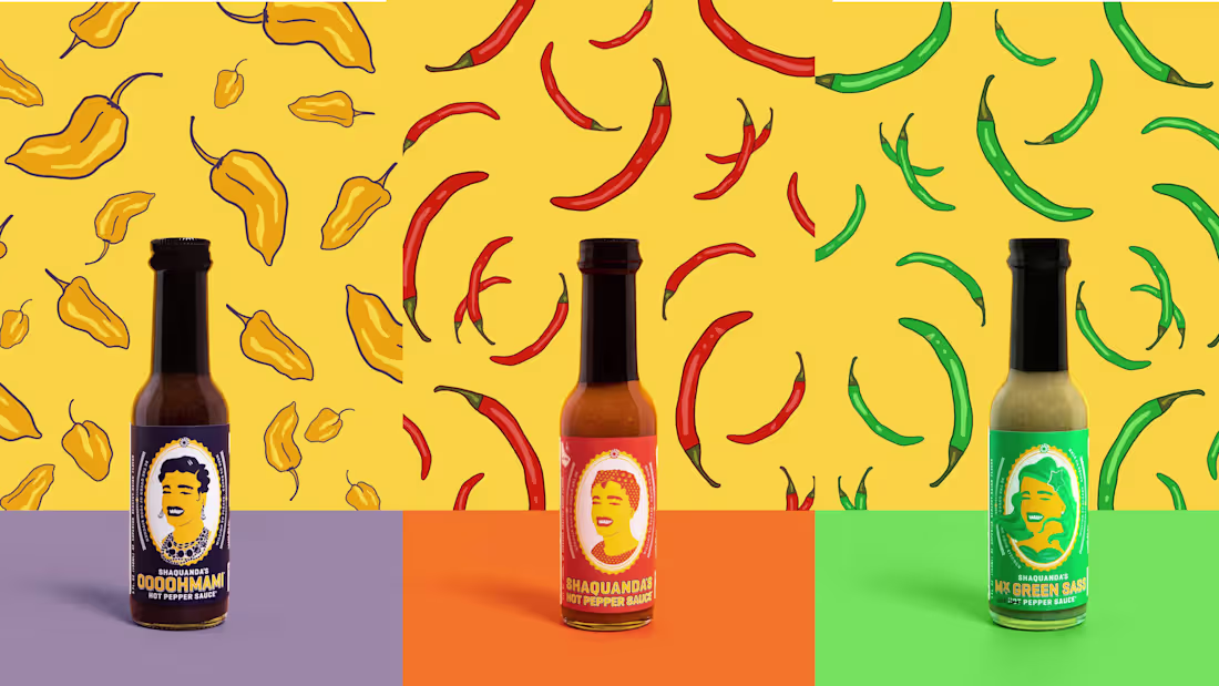 Cover image for Social Media Stand Outs for Shaquanda's Hot Sauce
