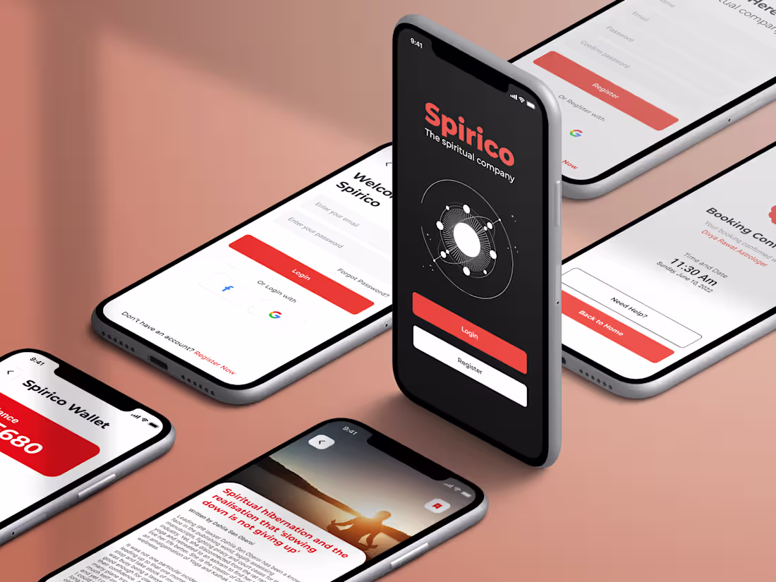 Cover image for UI for Spirico App