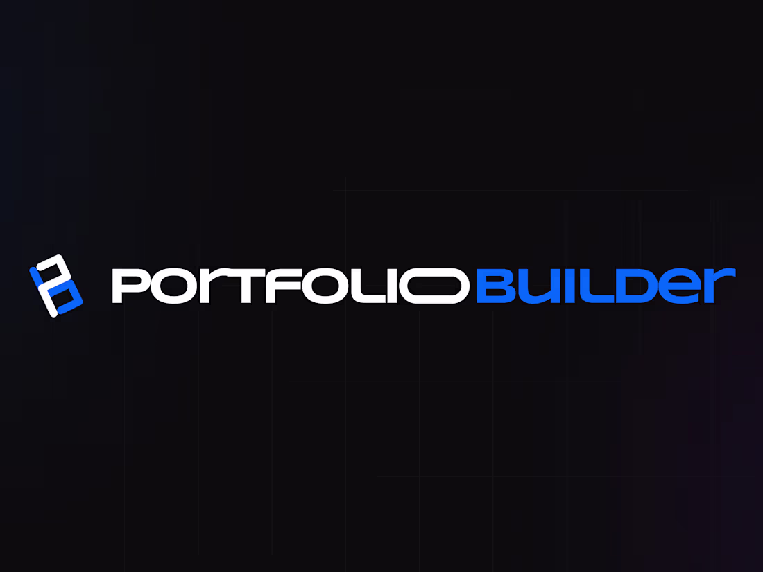 Cover image for Effortlessly build your Portfolio with PortfoliooBuilder