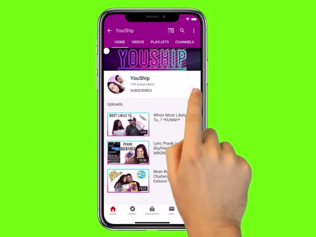 Cover image for Green Screen YouTube Subscribe Motion Animation