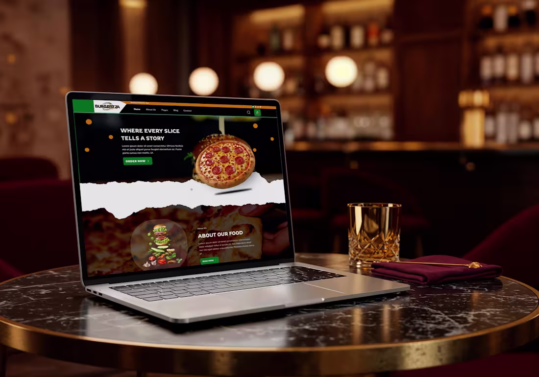 Cover image for E-Commerce Website UI for Fast Food Brand