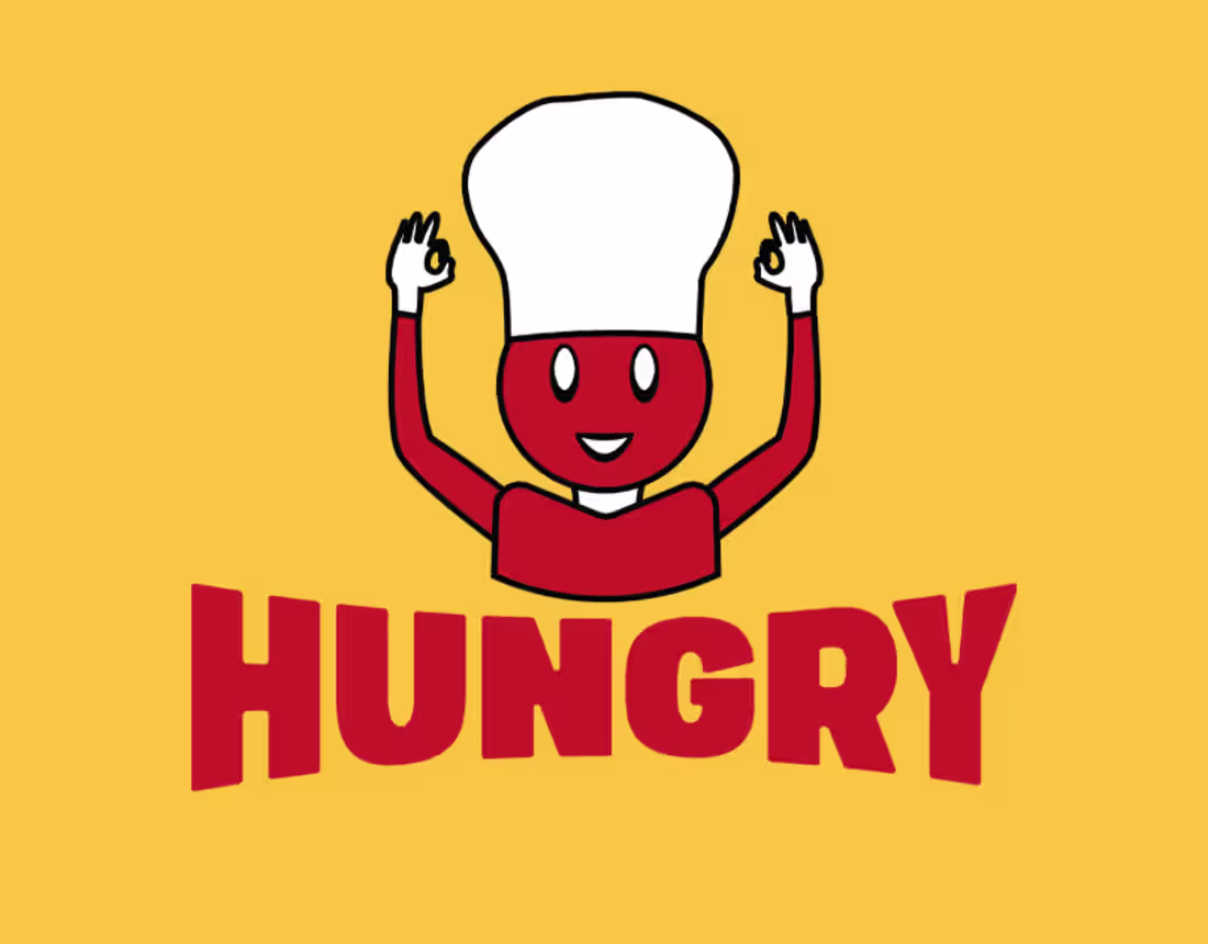 Cover image for HUNGRY-Brand Identity Design.