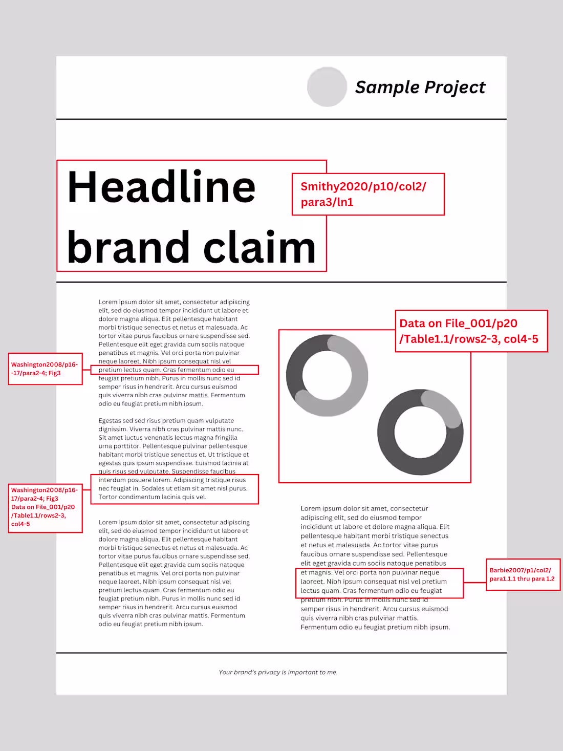 Cover image for Referencing & Annotating Sample