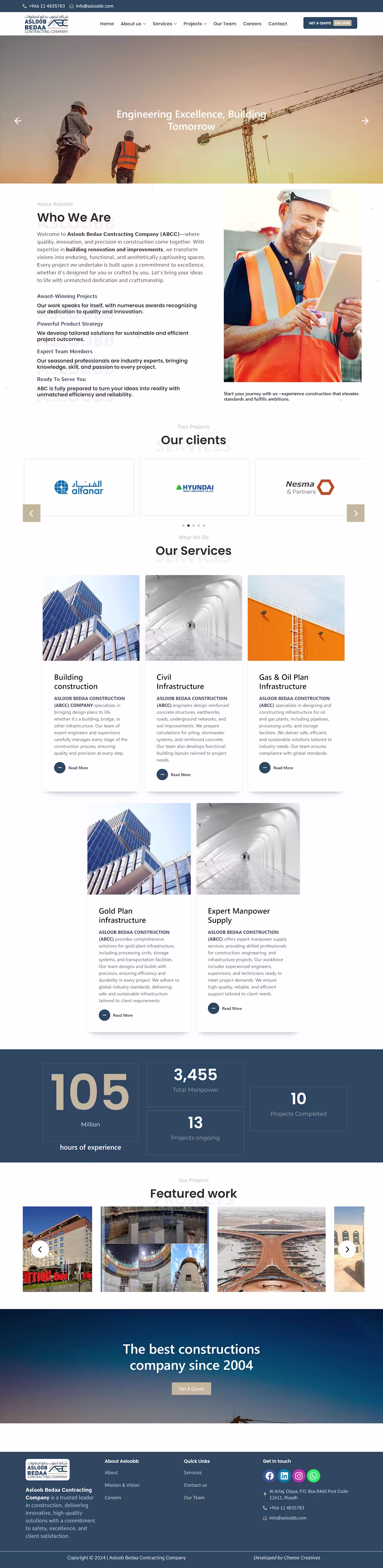 Cover image for Asloob Beda Contracting Company (ABCC)