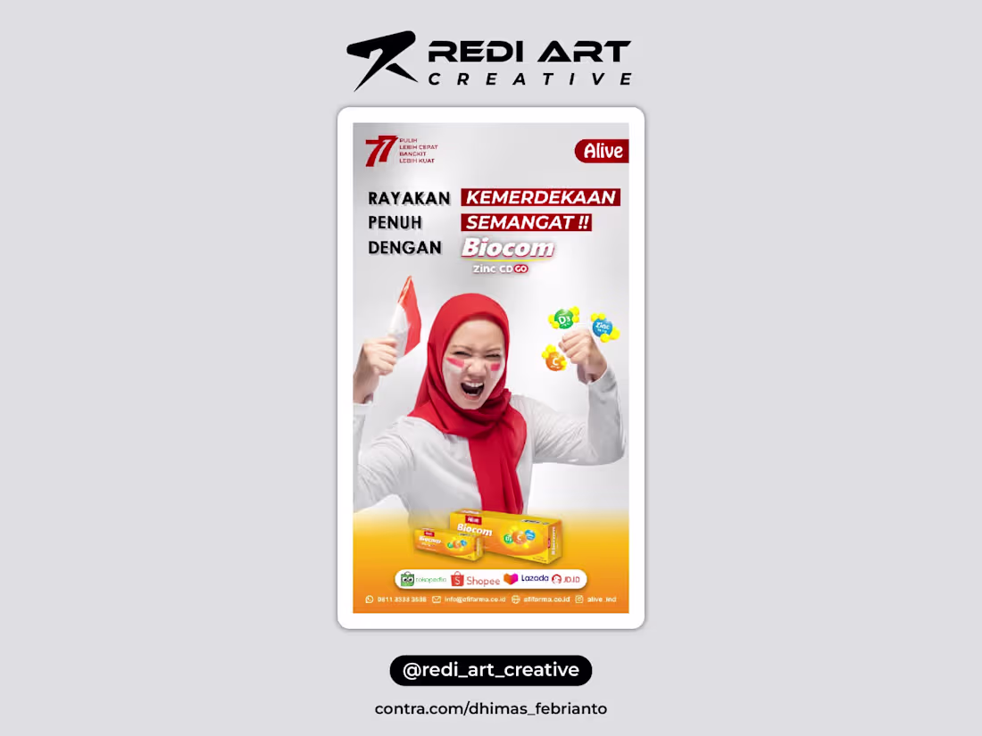 Cover image for Design Sosial Media Promotion Produk