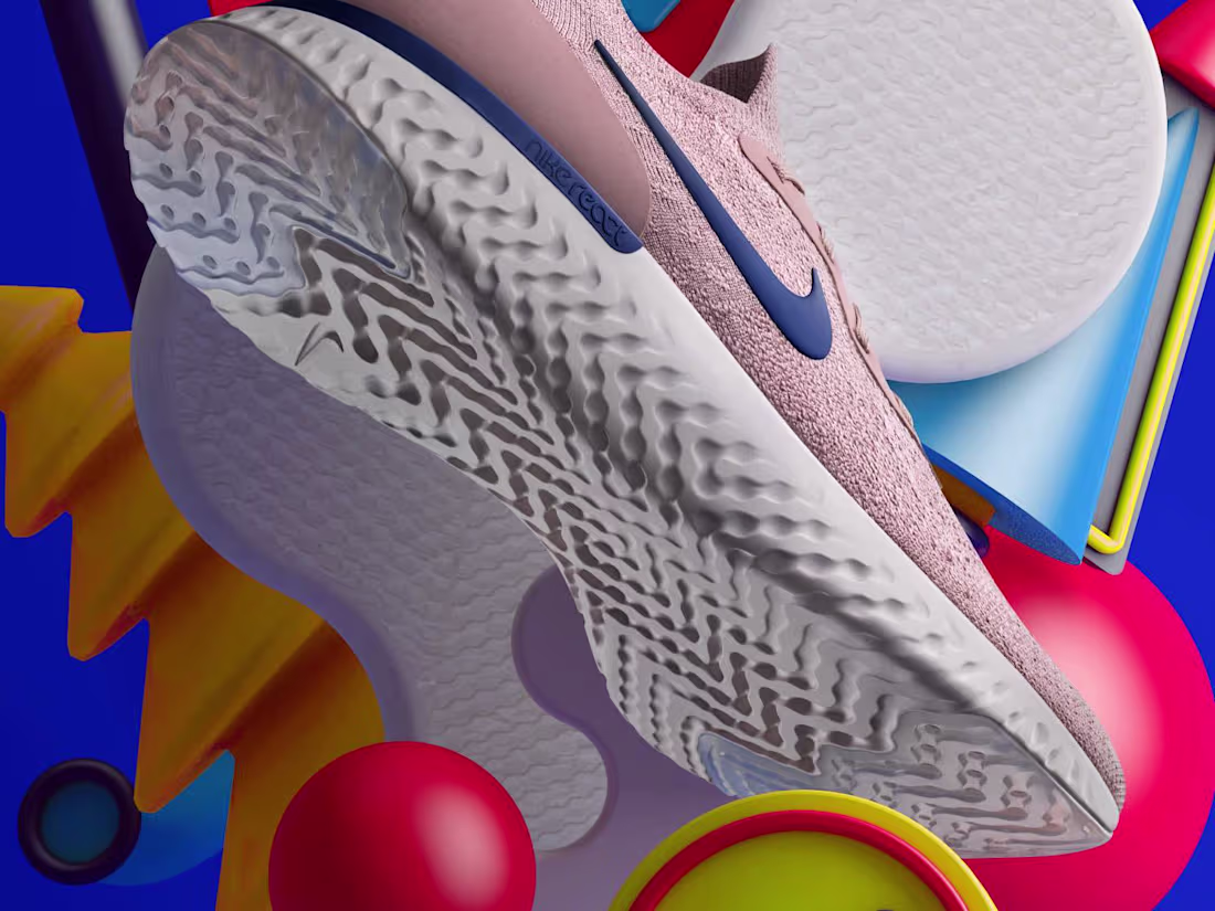 Cover image for Nike Running | Ad Campaign Nike Epic React Illustrations