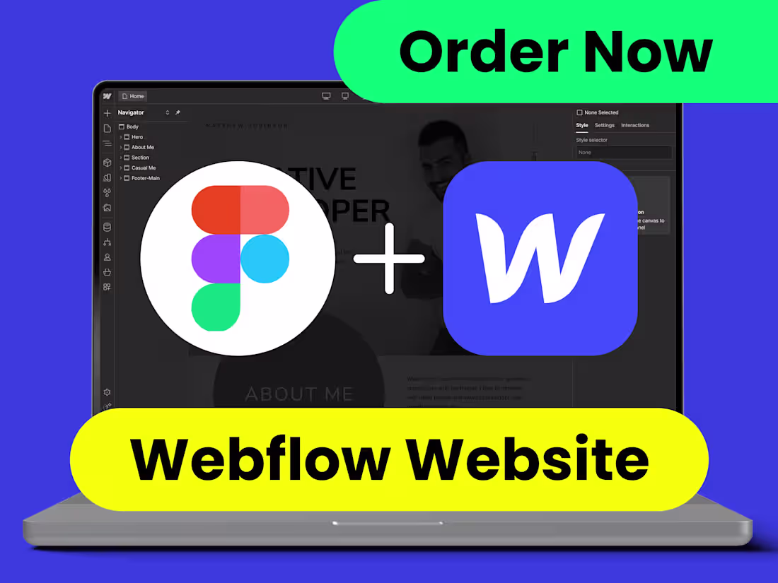 Cover image for 🎨 Webflow Website: From Design to Fully Functional Sites