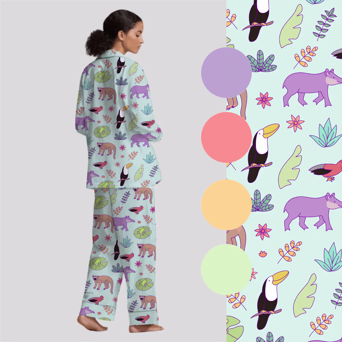 Cover image for Seamless summer patterns