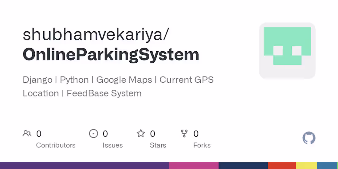 Cover image for shubhamvekariya/OnlineParkingSystem