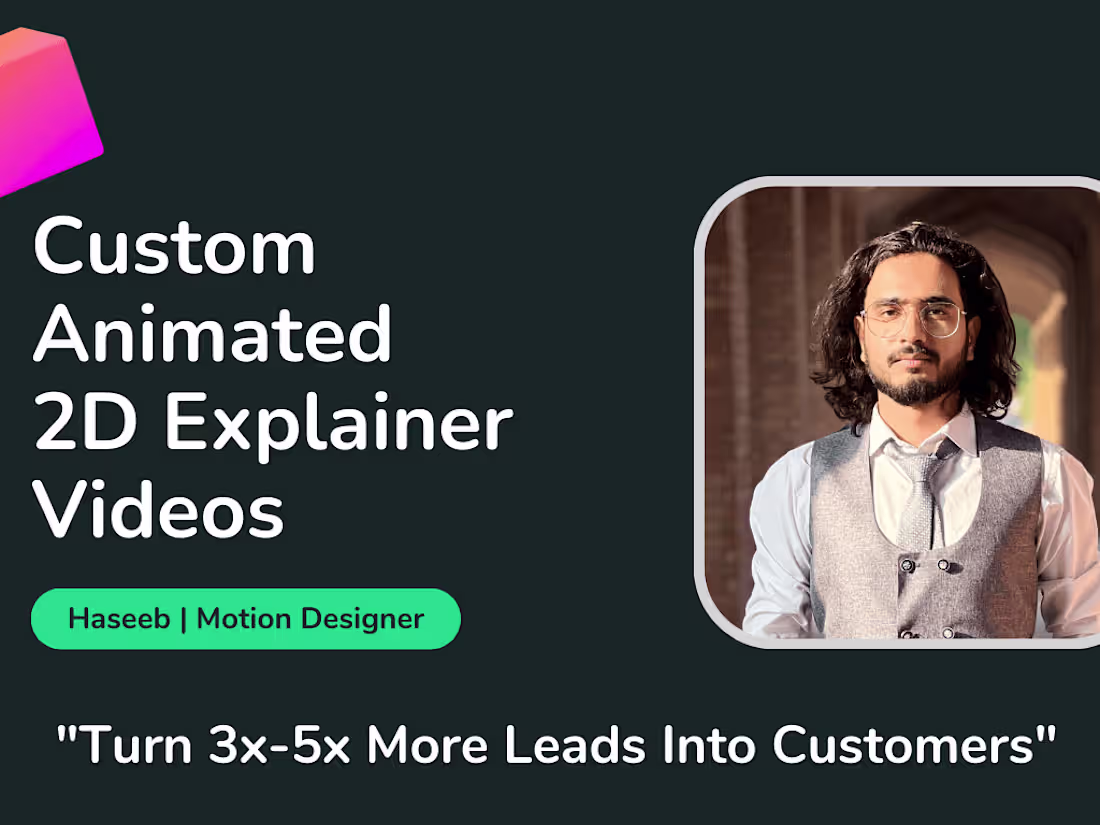 Cover image for I will animate a premium 2d explainer video animation