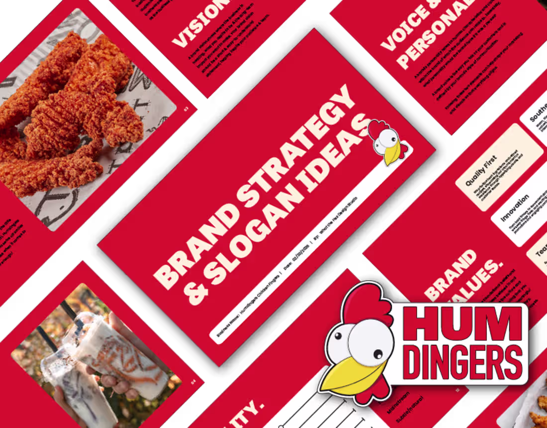 Cover image for Cluckin' Cool Brand Identity - Humdingers Chicken
