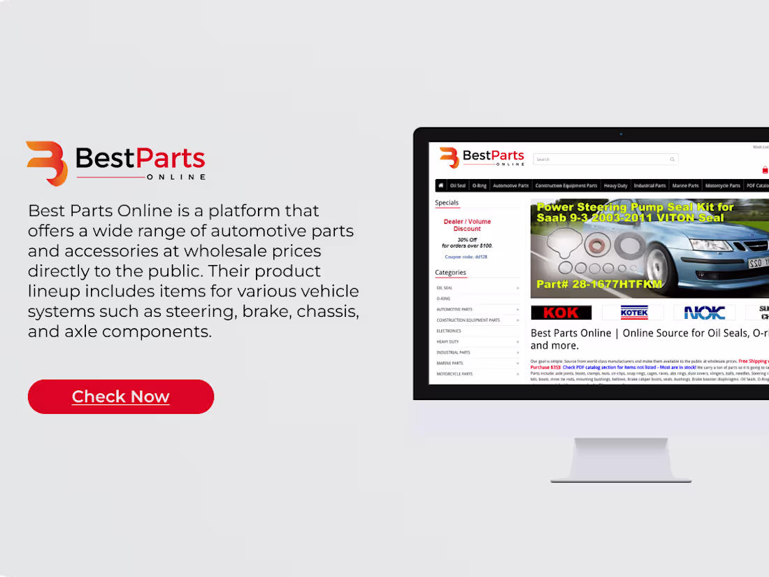 Cover image for Best Parts Online