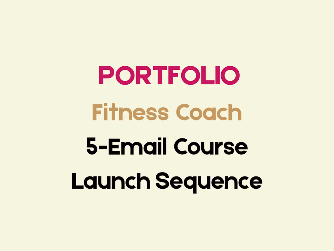 Cover image for Email Marketing Campaign for LeanLife Coaching