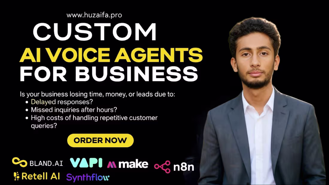 Cover image for Expert AI Voice Agent Developer