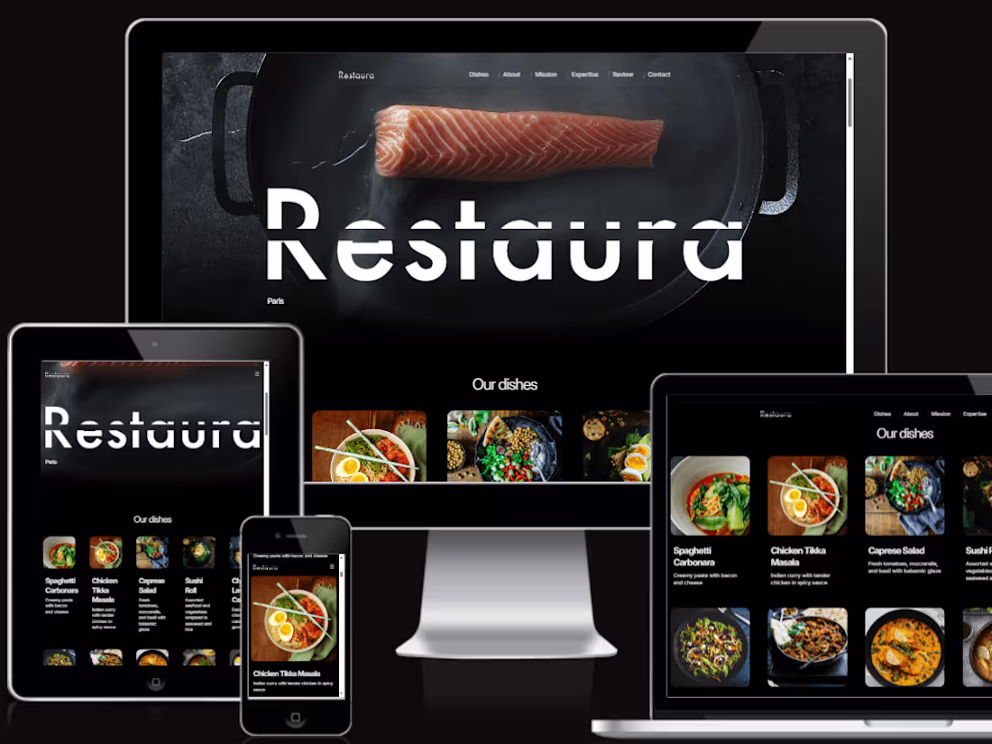 Cover image for Dynamic landing page with React, TailwindCSS & Smooth animation