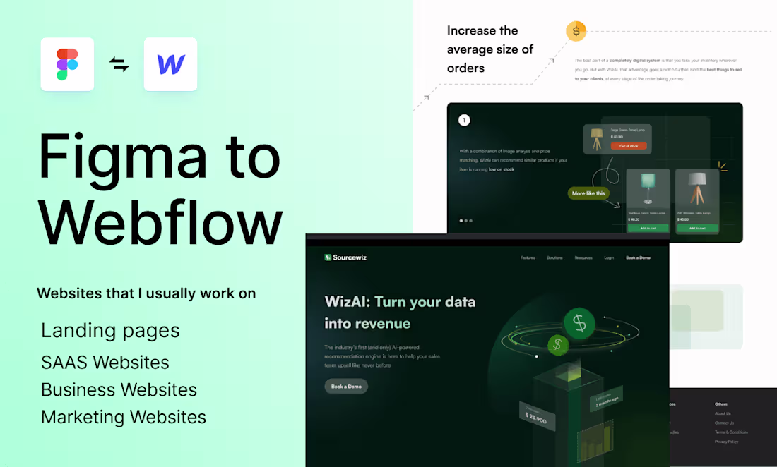 Cover image for Sourcewiz Webflow website