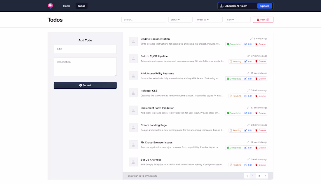 Cover image for Laravel Livewire To-Do Application Development