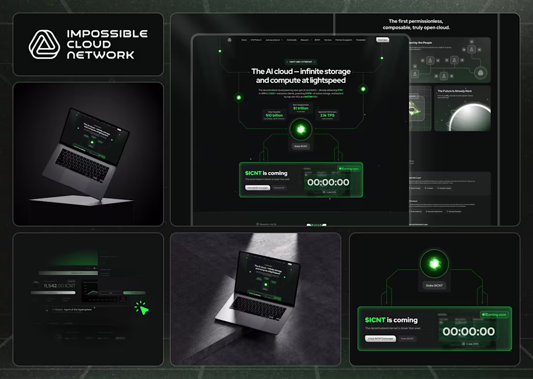 Cover image for Website Redesign for Impossible Cloud Network