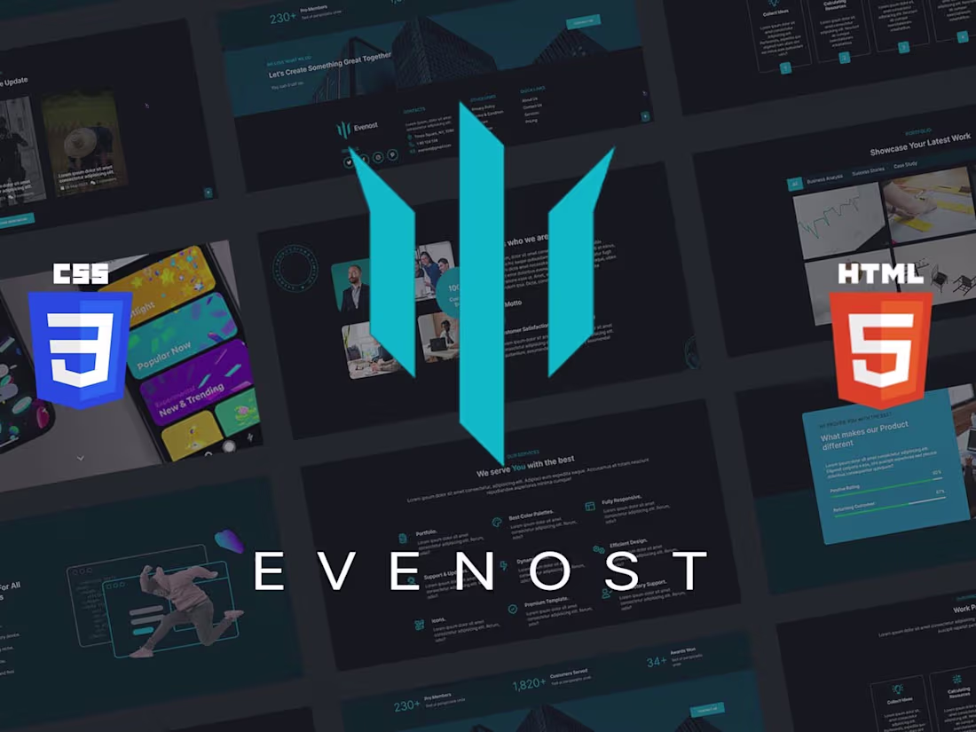 Cover image for Evenost - Multipurpose HTML Templa