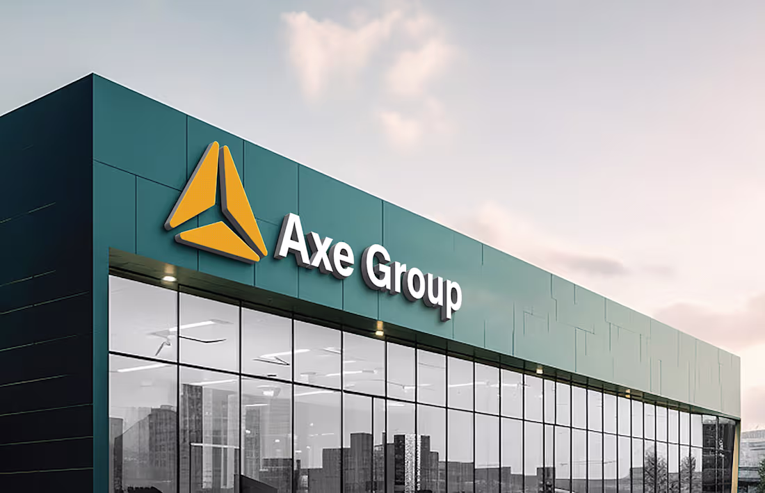 Cover image for AXE GROUP PLC - Visual Brand Identity