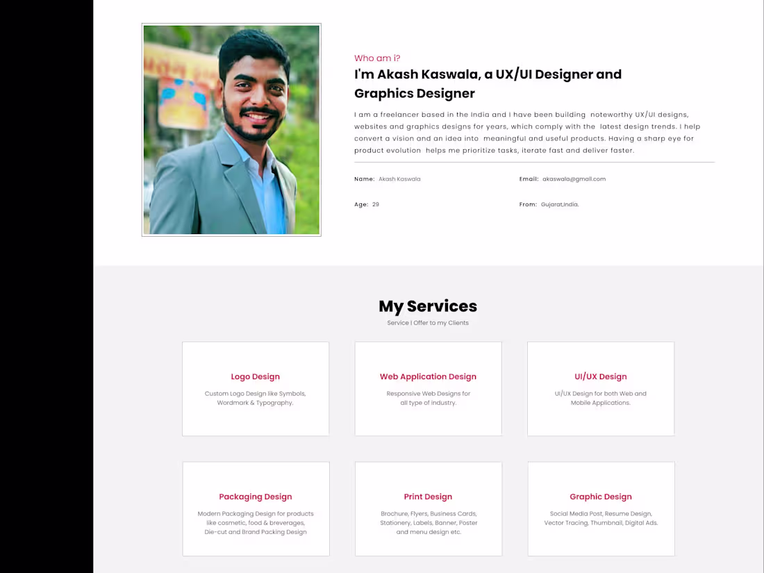 Cover image for Website Design with UI UX
