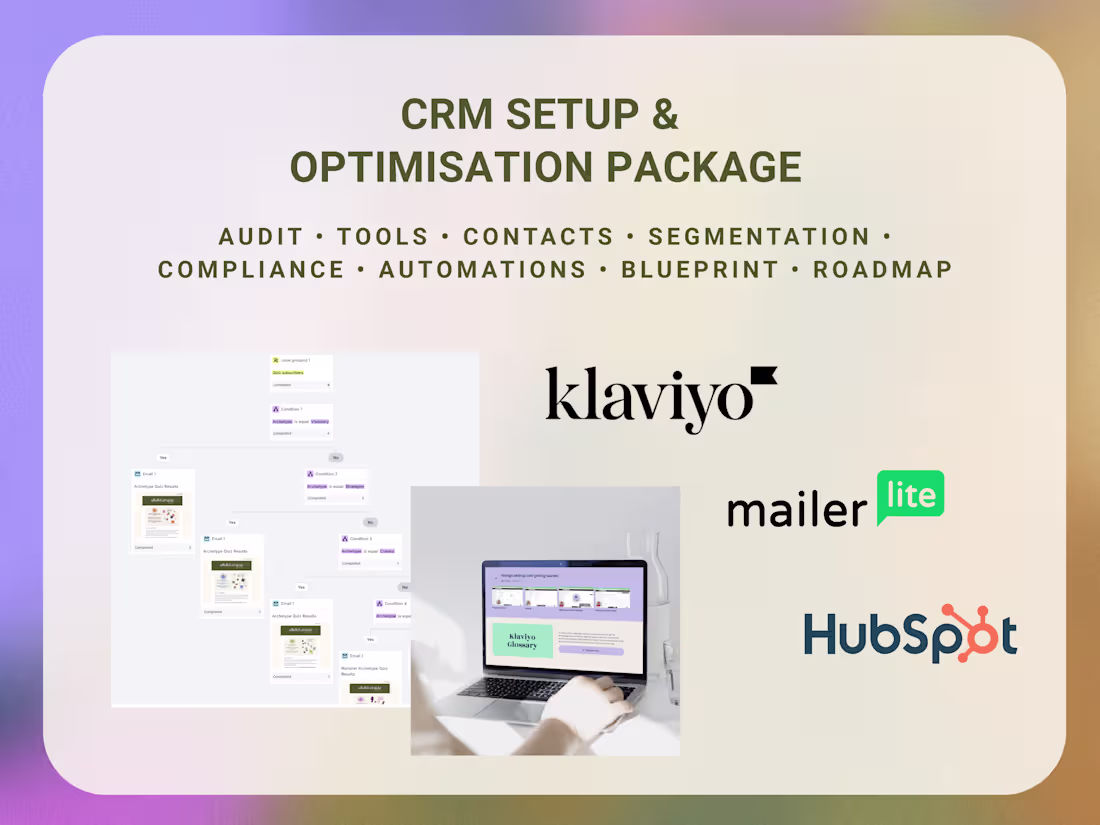 Cover image for CRM Setup & Optimisation