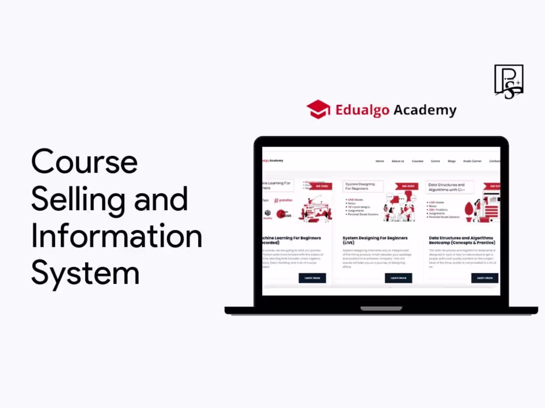 Cover image for Course Selling and Information System
