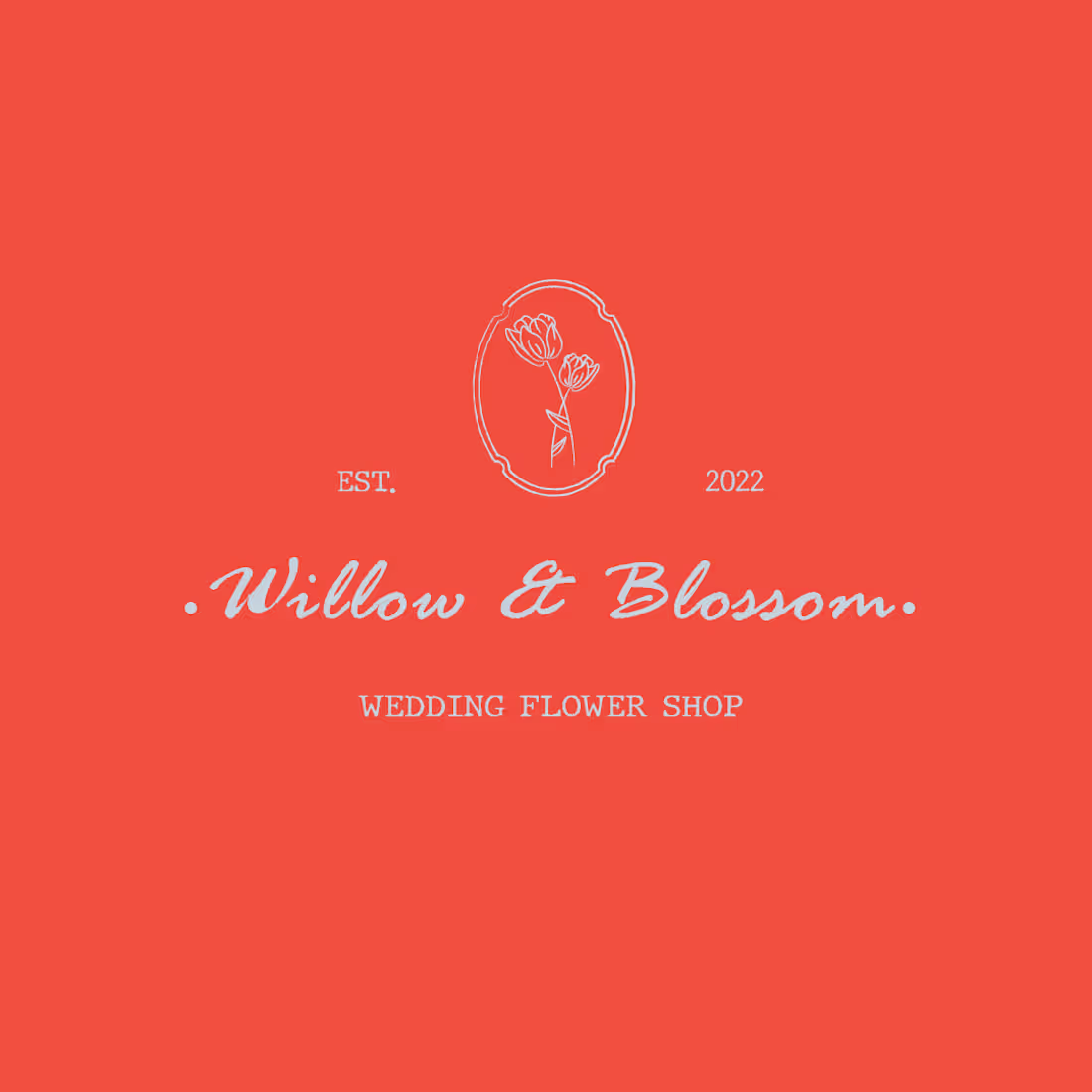 Cover image for Brand Identity for Willow & Blossom - a wedding flower shop