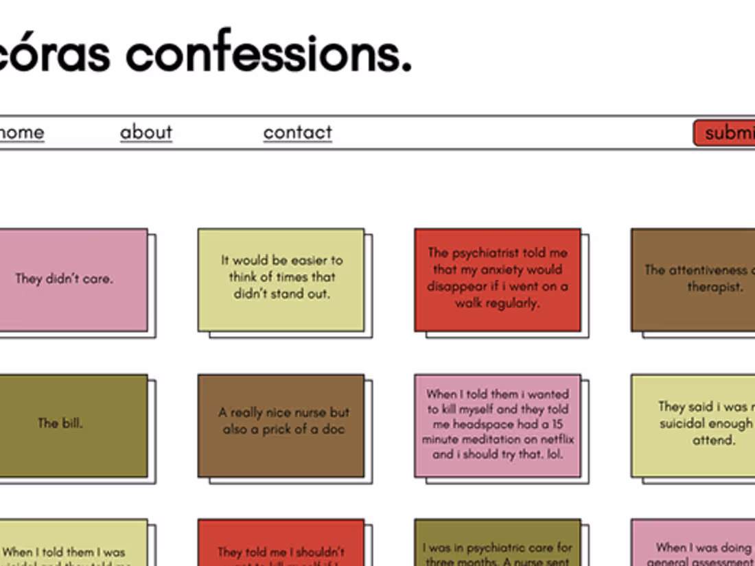 Cover image for córas confessions