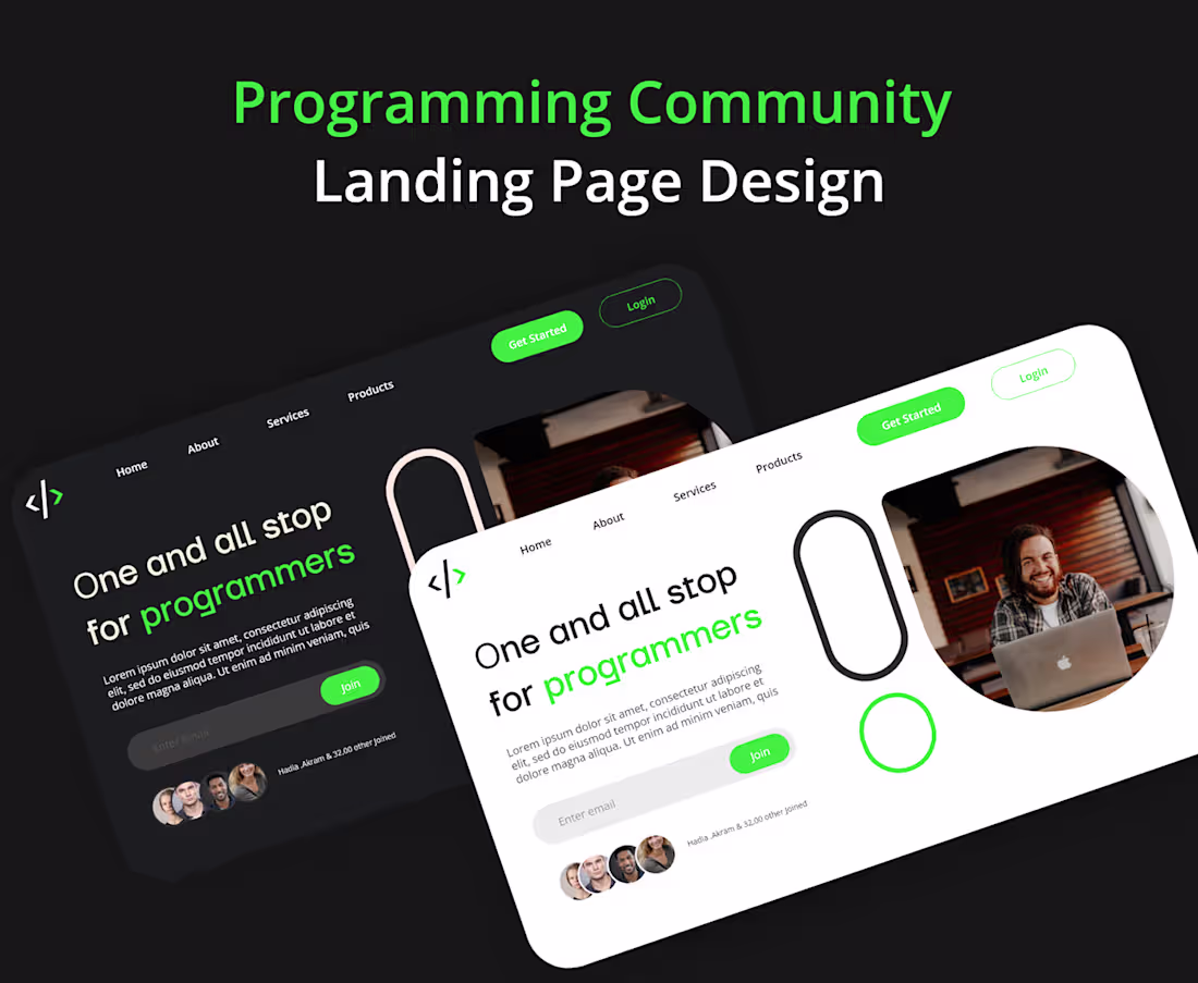 Cover image for Programming Community Website Design 