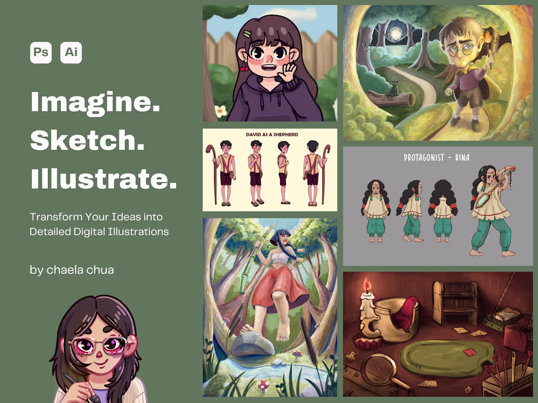 Cover image for Breathe Life into Your Story: Personalized Character Art