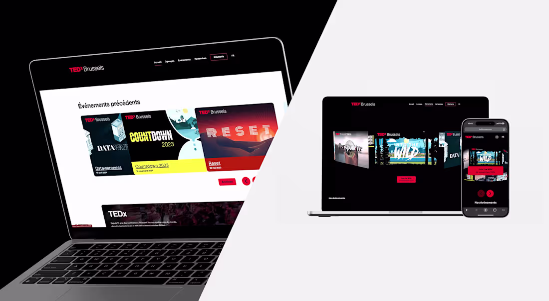 Cover image for Creation of a Webflow website for a nonprofit event organization