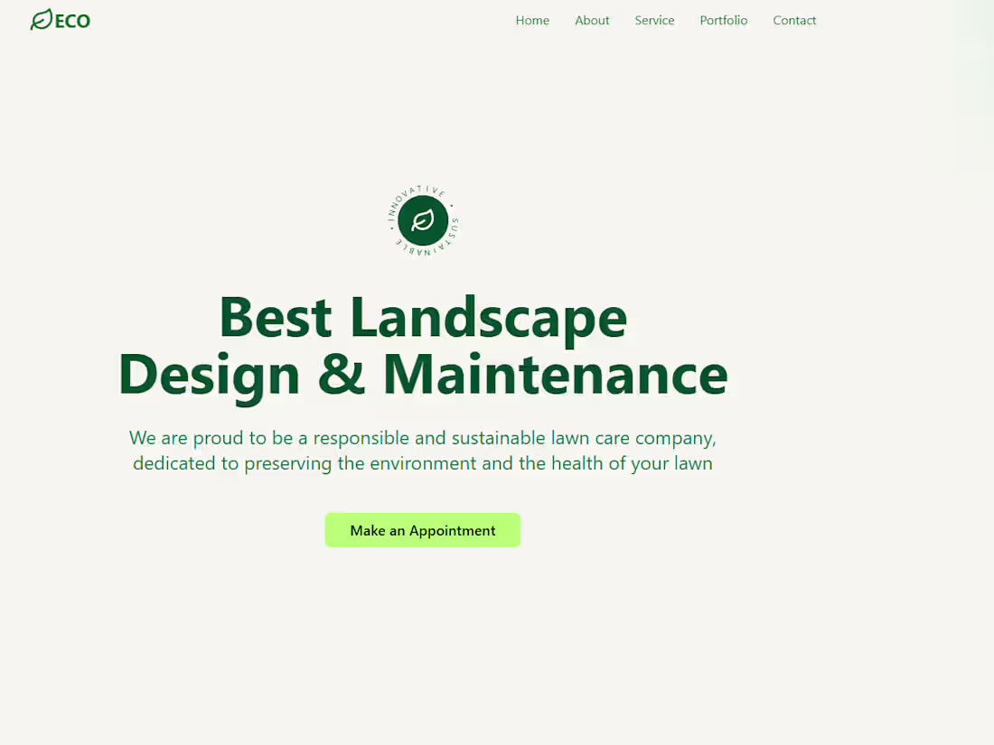 Cover image for Eco Landscaping | Sustainable Lawn Care & Landscape Design