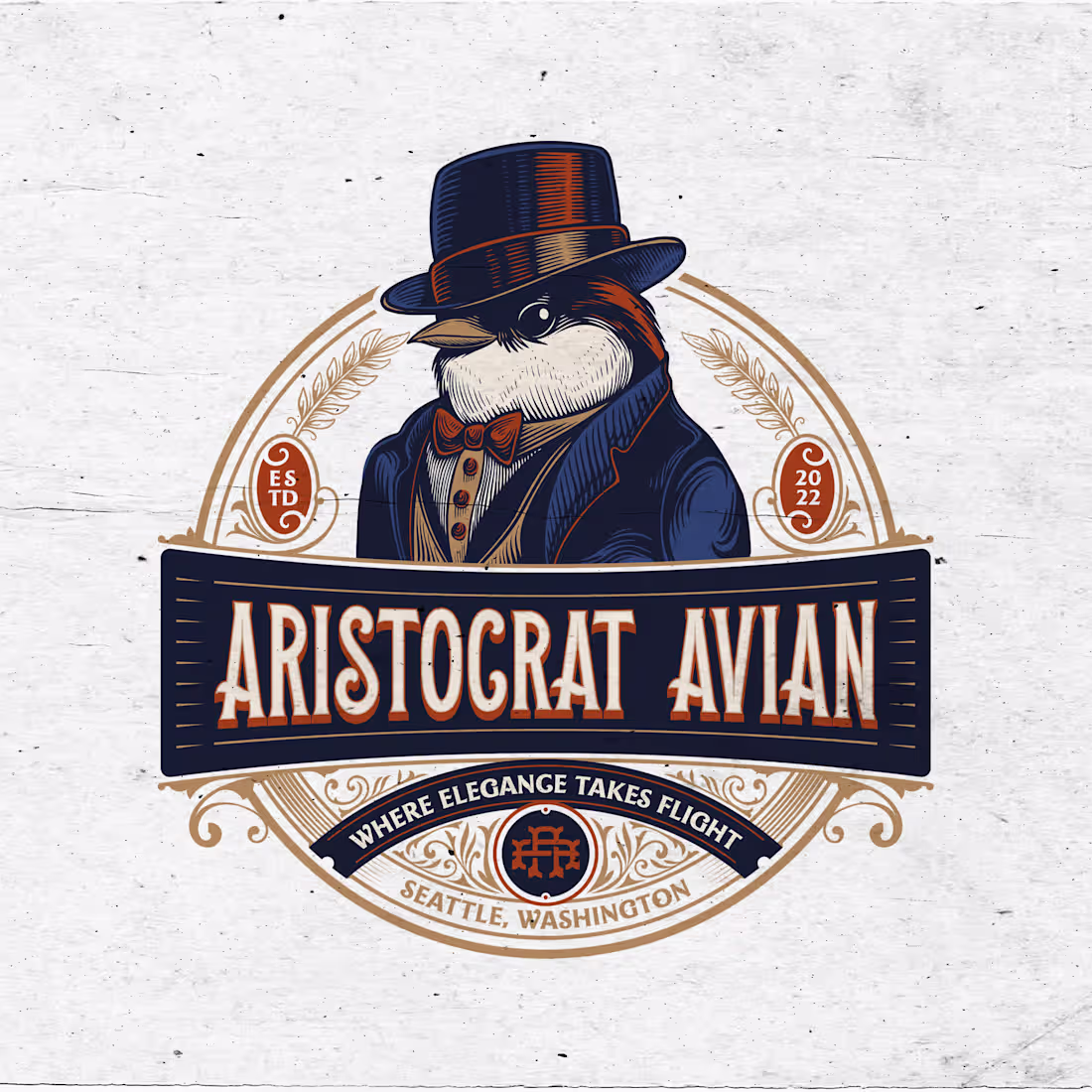 Cover image for Aristocrat Avian Logo Design