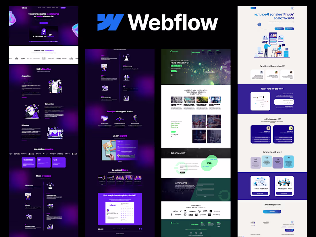 Cover image for Pixel Perfect: Webflow Website Creations